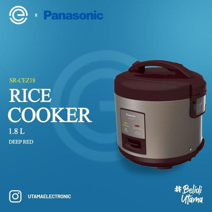 Trikroom- Panasonic Rice Cooker 1,8 Liter Sr-Cez18