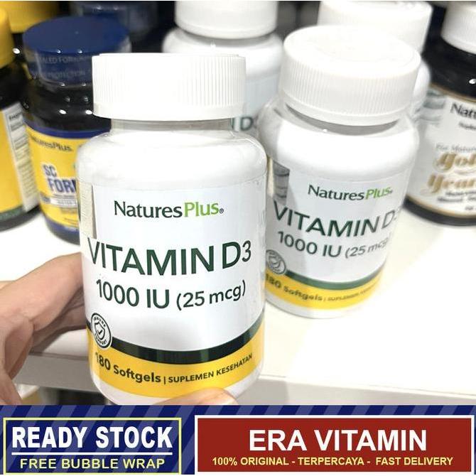 Cod,Bisa- Vitamin D3 1000 Iu Nature'S Plus / 1000Iu Vit Nature / Natures 180