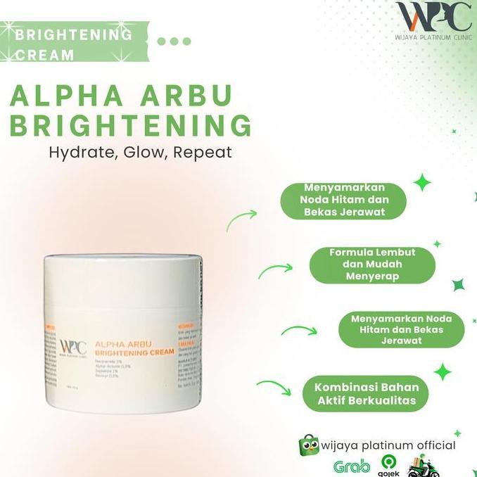 Cantikjamin Wpc Navillis Alpha Arbu Brightening Cream|Skincare Wajah | Night Cream