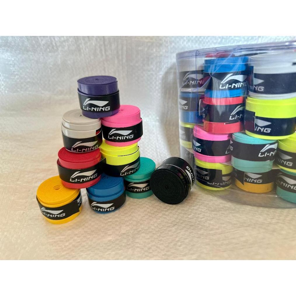 [60 PCS] GRIP RAKET BADMINTON LINING / GRIO KARET BADMINTON ANTI SLIP TEBAL