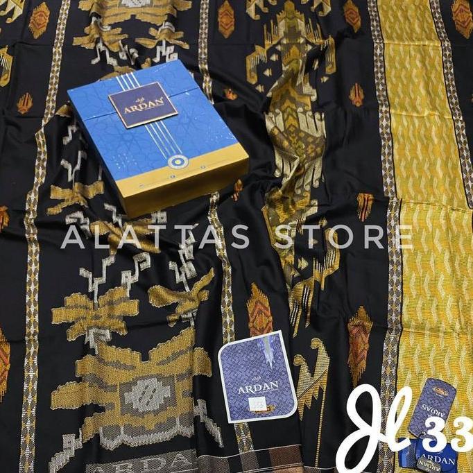 Otwkirim- Sarung Ardan Gse/Sjl Gold Ardan Songket Jaguar Luxury Full New Terbaru
