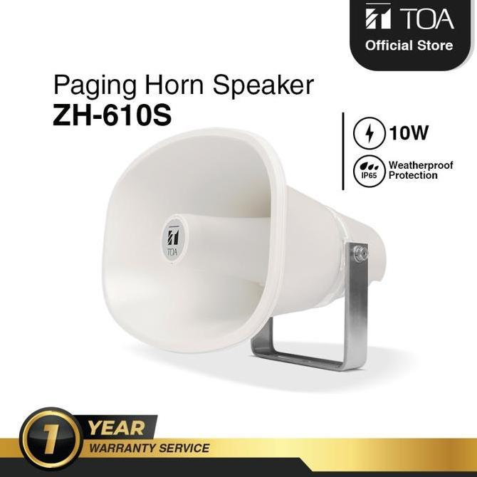 TOA ZH-610S Paging Horn Speaker 10 W ORIGINAL Stainless Speakers