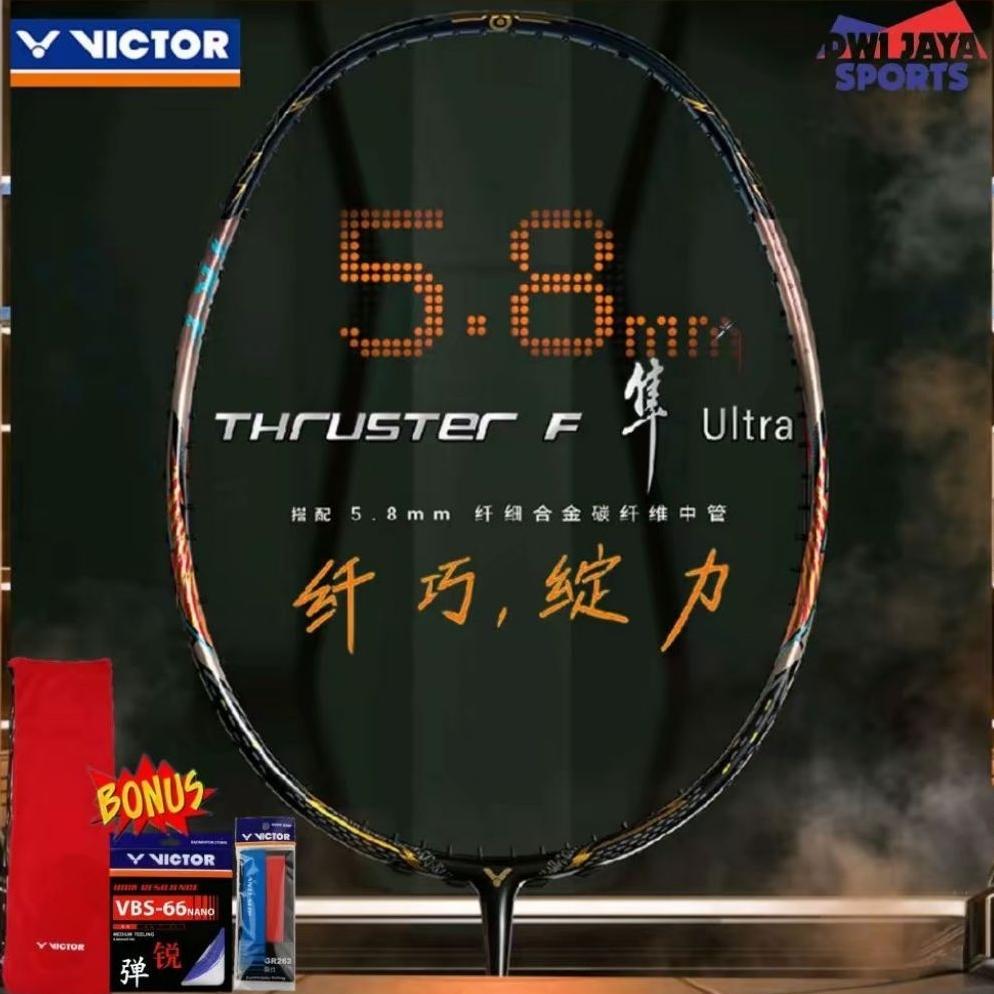 NEW Raket Badminton Victor Thruster Falcon Ultra C | THRUSTER F ULTRA C | Tk F ultra c