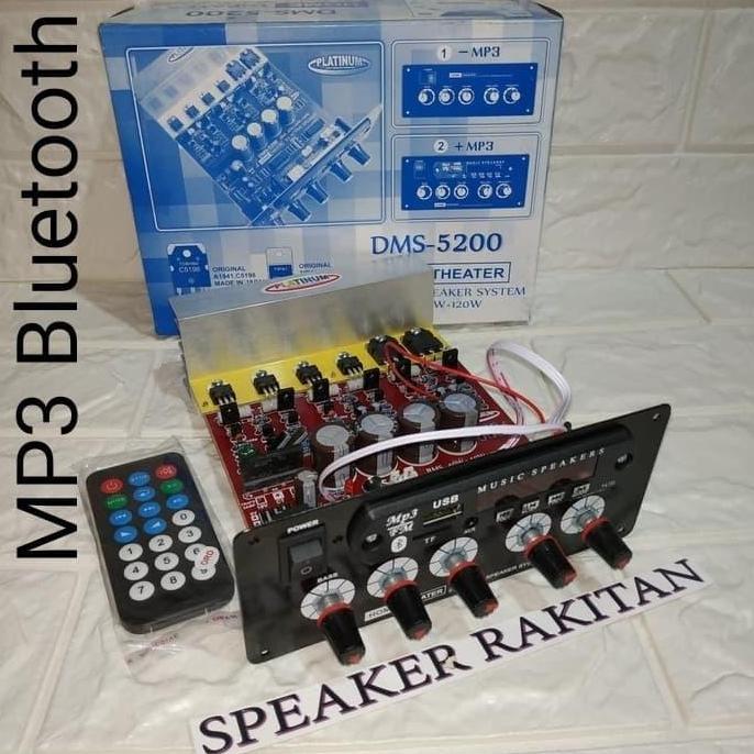 Kit Power Active Home Theater 2.1 Channel +Mp3 Bluetooth DMS-5200