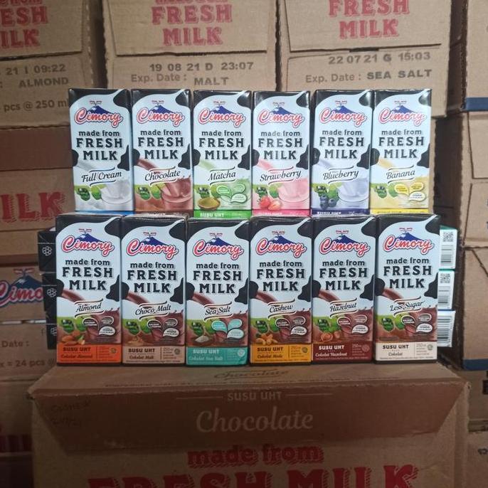 Milkouit- 1 Dus Susu Cimory Uht Fresh Milk 250 Ml