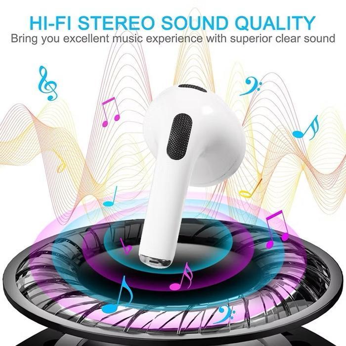 Utech Tws Gen3 Earphone Bluetooth Headset Bluetooth Wireless Earbuds Super Bass Dengan Audio Spatial