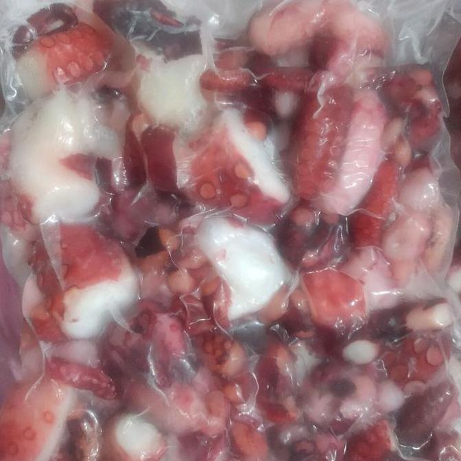 Rouge- Gurita Potong - Frozen Tako Leg - Octopus Beku 1 Kg. Gurita Potong Isi Takoyaki