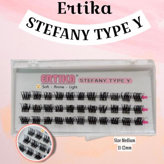 Cod,Bisa- Eyelash Extension Stefany Type Y By Ertika Eyelash
