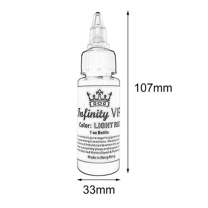 Lansungkirim- 30Ml Tinta Tato Semi Permanen Tinta Tattoo Profesional Ink Tato Alat Tato Pewarna Tato