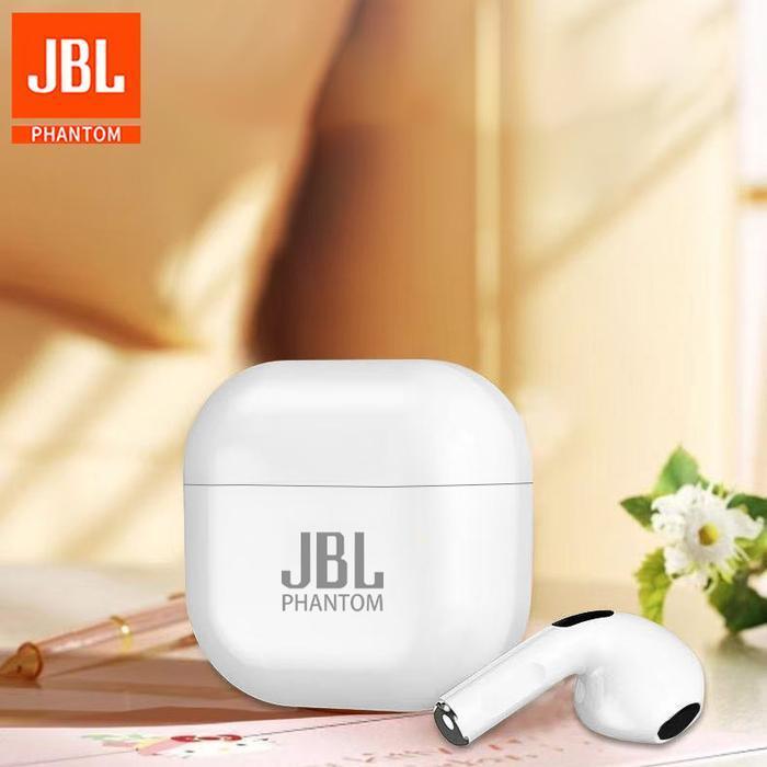 Jbl Phantom Original Tws Earphone Nirkabel Bluetooth 5.3 Dual Mic Stereo Noise Reduction Bass Hifi T