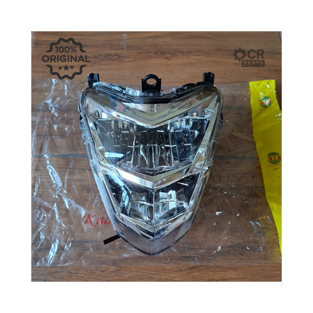 Lampu Depan Honda CB150 R New + LED WIN / Reflektor Lampu Depan Motor CB 150 R LED Merk WIN