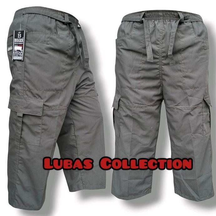 Celana Pangsi Sirwal Pria Dewasa/Celana Kargo Rempel Bigger [terbaik]