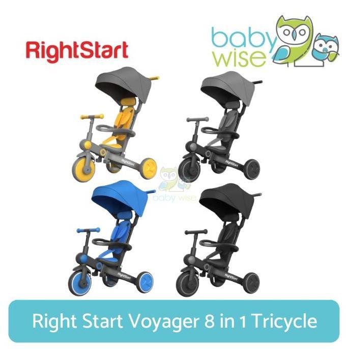 Right Start Voyager 8 in 1 Tricycle - Sepeda Dorong Roda 3 Anak