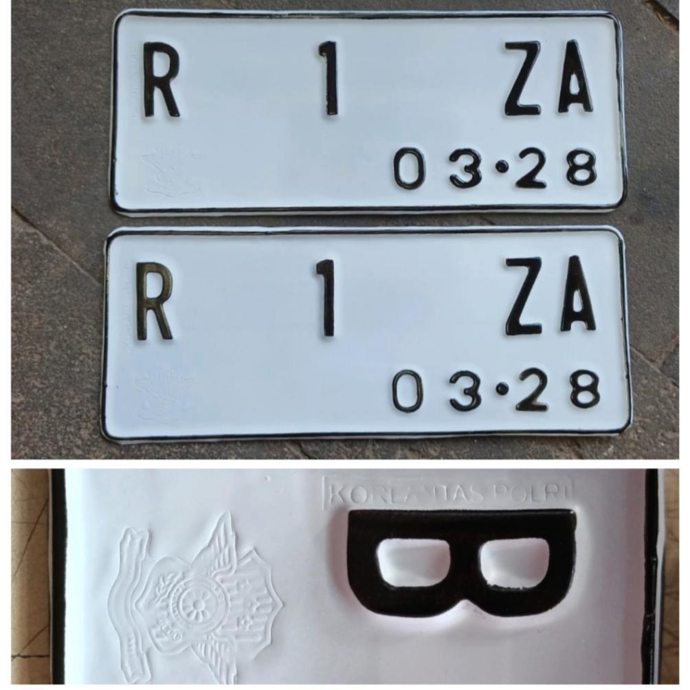 COD Custom plat nomor motor custom nama plat proses 1 hari