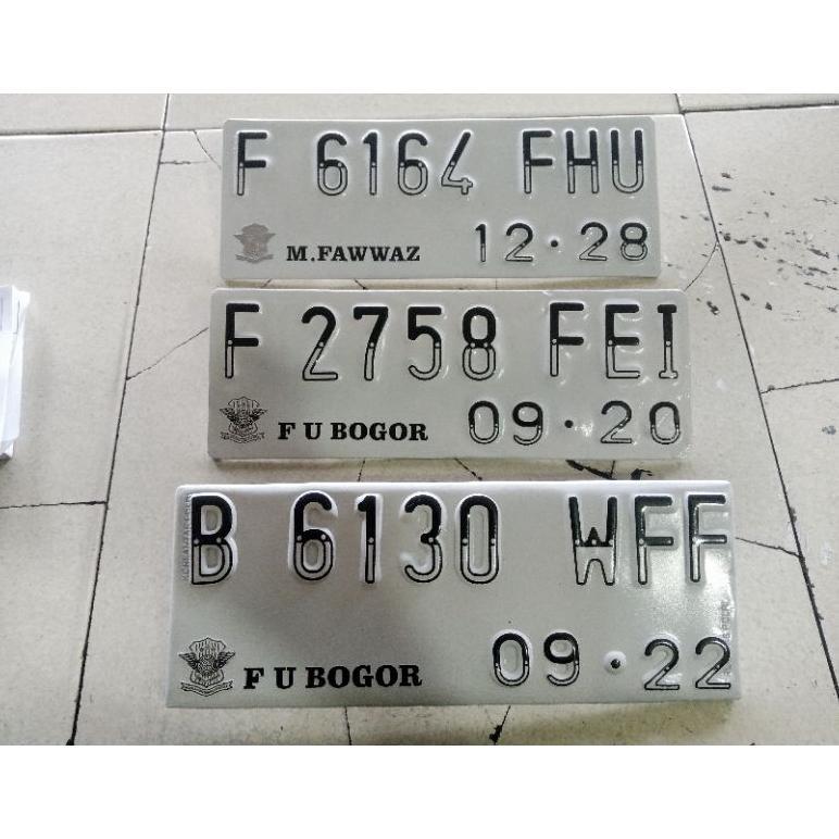 COD cetak angka plat nomor motor baut tanam lipat angka variasi
