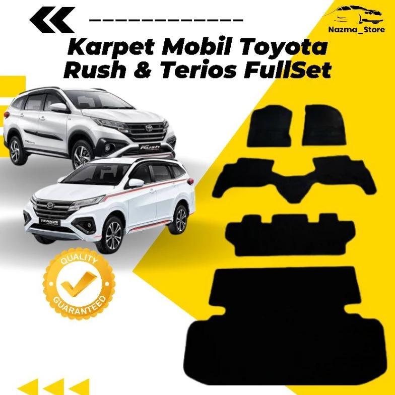 KARPET karet MOBIL TOYOTA RUSH & TERRIOS FULLSETT MATRAS MOBIL TOYOTA RUSH & TERRIOS