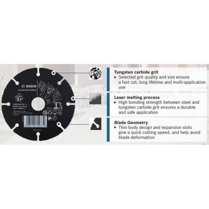 Bestone- BOSCH Cakram Carbide Multi Wheel Cutting Disc