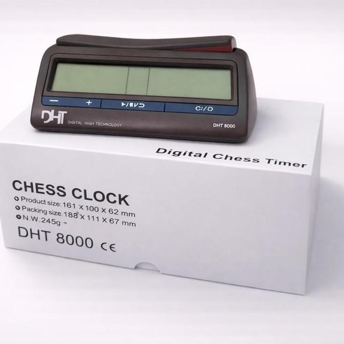 Jam Catur DHT Digital Chess Clock Count Timer DHT8000 DGT