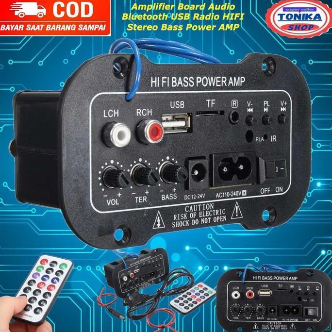 Bestone- Amplifier Board Audio modul Bluetooth USB Radio HIFI Bass Power AMP
