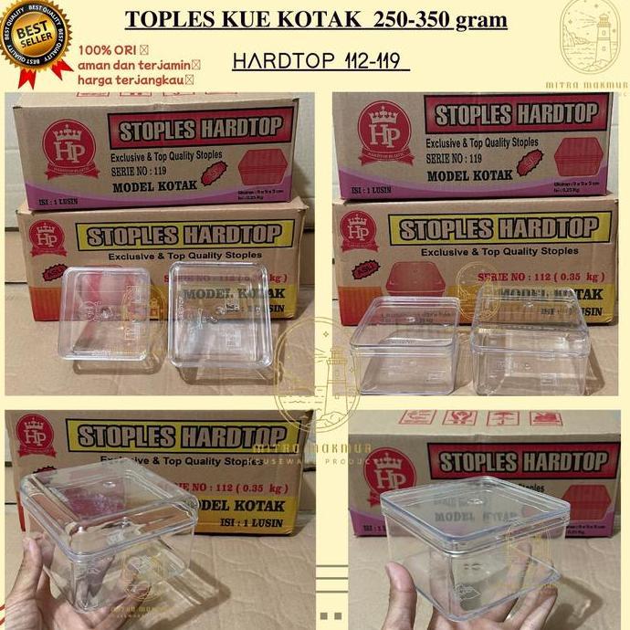 SALE!! TOPLES KUE KOTAK 250-350 GRAM TOPLES HARDTOP 112 - 119 TOPLES KUE KERING LEBARAN