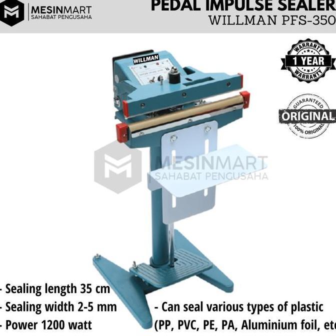 TERBARU Mesin Press Plastik Injak/ Pedal Impulse Sealer BISA GRAB