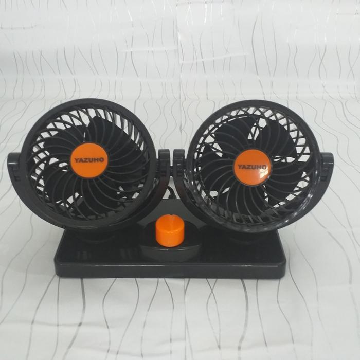 Kipas Angin Mobil Double Dc 24V Lighter Yazuho/Kipas Mobil Ganda Original Dan Terpercaya