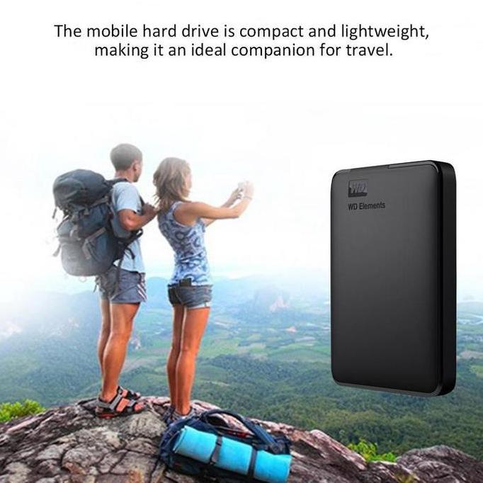 Wil_Olshopp Hardisk Eksternal WD 1TB 2TB External Hard Drive Disk USB 3.0 Portable HDD Harddisk for 