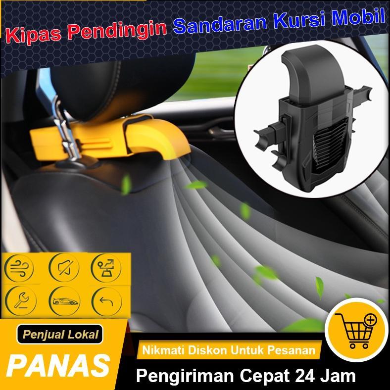Car Cooling Fan Kipas pendingin sandaran kursi USB mobil Punggung Jok Belakang Kursi USB Kipas Angin