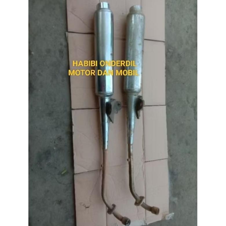 Diskont Kenalpot Setandar / Knalpot Standar Vega R Lama Ori Cabutan