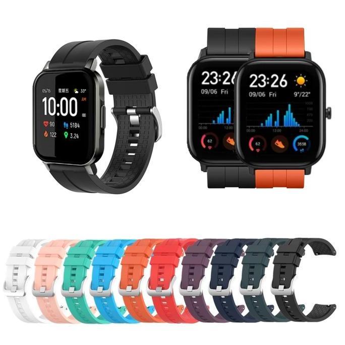 TALI JAM TANGAN STRAP WATCH RUBBER GT XIAOMI AMAZFIT GTS 2 / BIP U