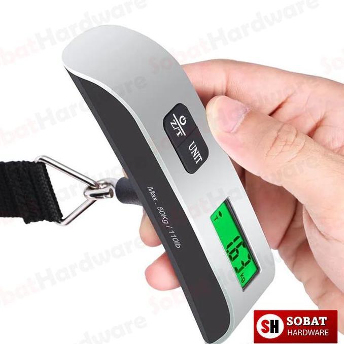 gandisoress - timbangan koper portable travel mini 50kg mini luggage scale 50kg