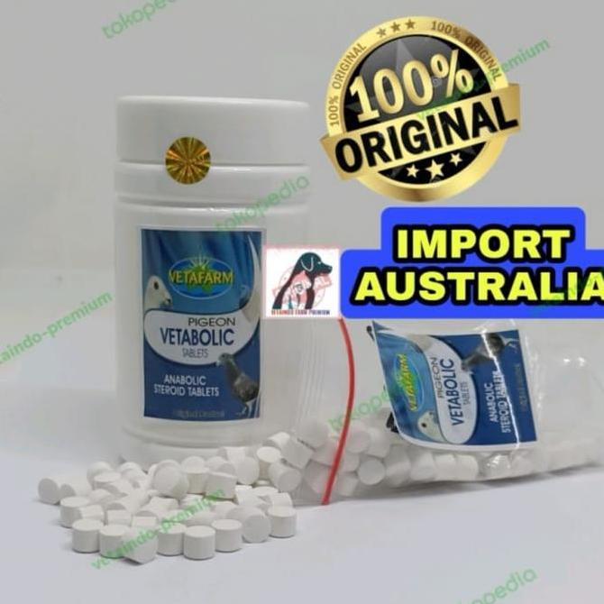 P_dalali - VETABOLIC VETAFARM ASLI VITAMIN SUPLEMEN OBAT DOPING BURUNG MERPATI