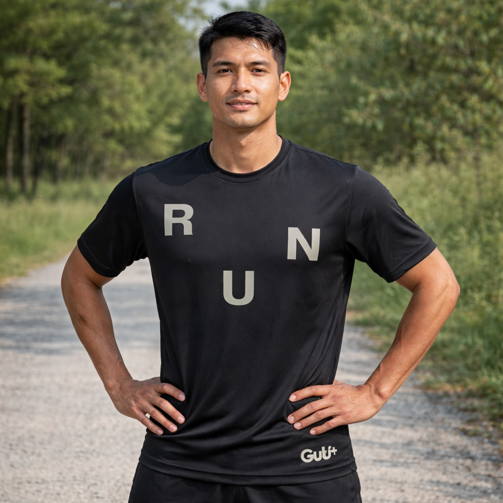 GULF - Jersey Running Series Run Hitam