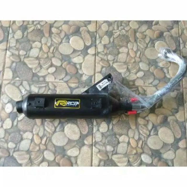 Limited Knalpot Rcb Tsukigi Motor Metik Mio Sporty,Mio M3,Mio J,Mio Soul Karbu,X-Ride,Genio,Scoopy F