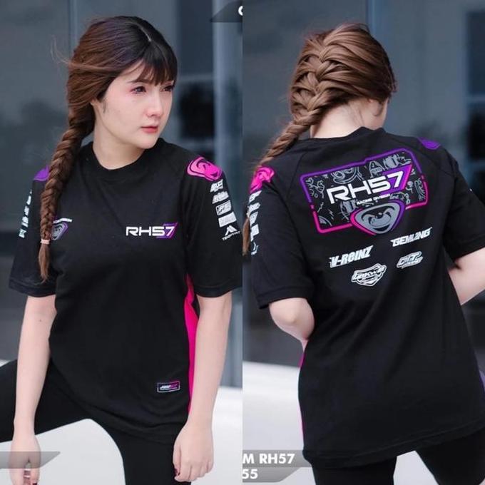 BEST SELLER / PREMIUM Kaos Baju Racing RH57 Premium / Baju balap Motor