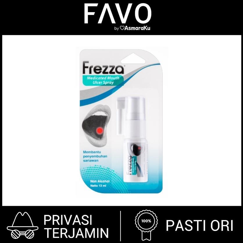 Frezza Medicated Mouth Ulcer Spray - 13 Ml - Penyegar Nafas Mulut Womart