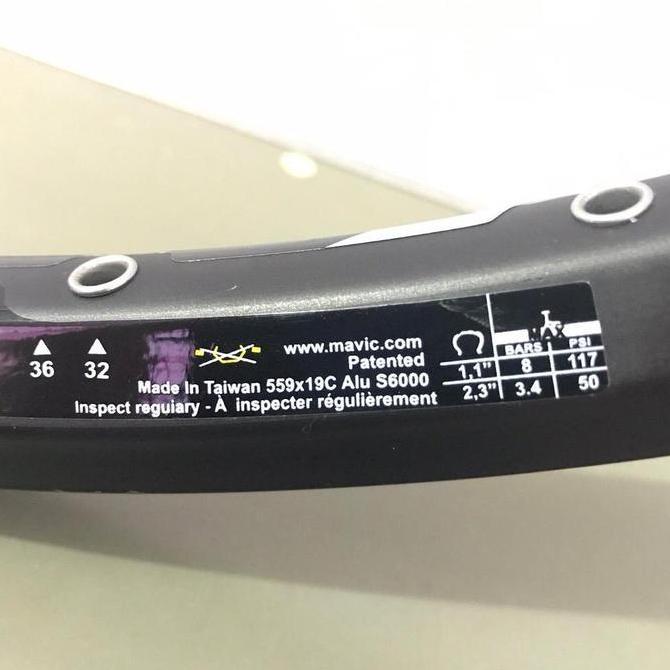 Rims Mavic Double Wall 26/27.5/29 Inch 32 Hole Xm 319 Discbrake Velg K Kualitas Terbaik Harga Termur