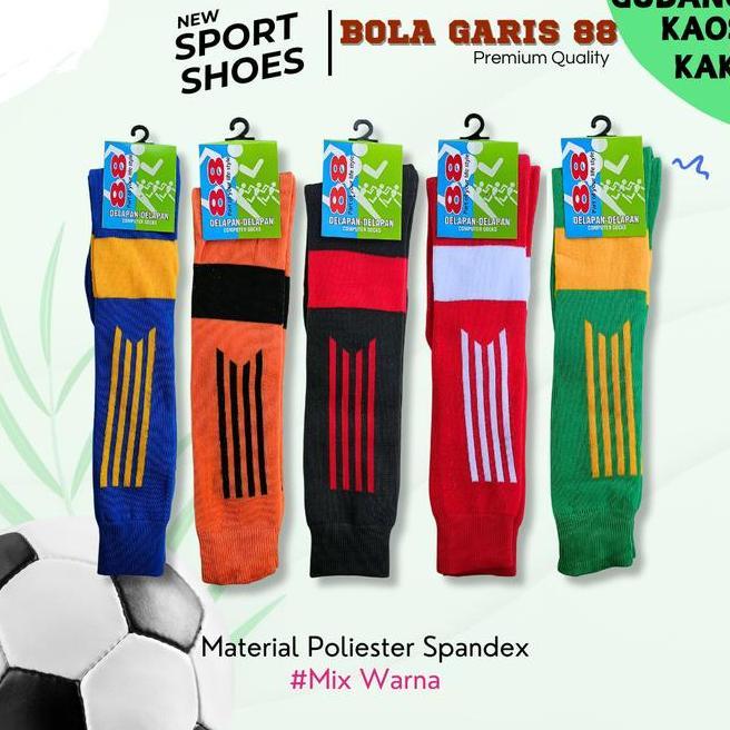 1 Lusin 6 Pasang Kaos Kaki Sepak Bolakaos Kaki Futsal Kaos Kaki Bola Panjang Selututkaos Kaki Bola G