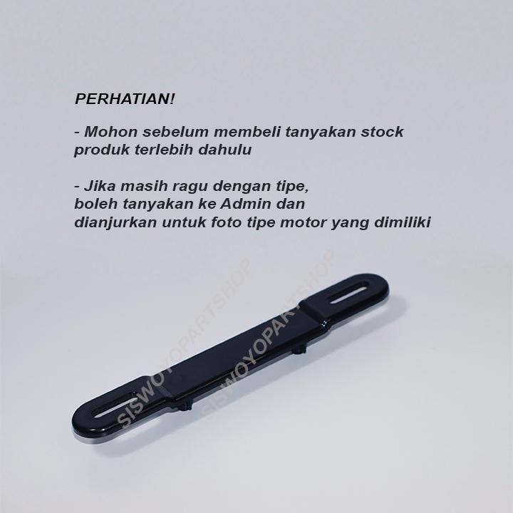 DUDUKAN PLAT NOMER / BRAKET PLAT NOMOR DEPAN BAHAN PLASTIK UNTUK MOTOR VARIO 150/VARIO 125