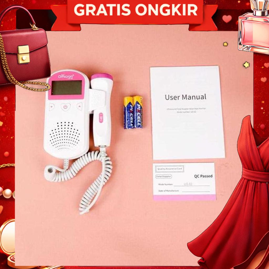 Alat Deteksi Detak Jantung Janin Bayi Dalam Perut Kandungan Ibu Hamil
