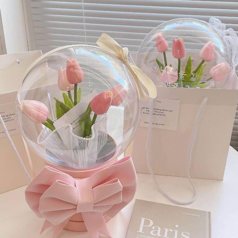 Promo Velantine ALL ITEM BUCKET BUNGA TULIP BALON/IDE HADIAH GIFT BIRTHDAY, VALENTINE DAN MOTHERS DA