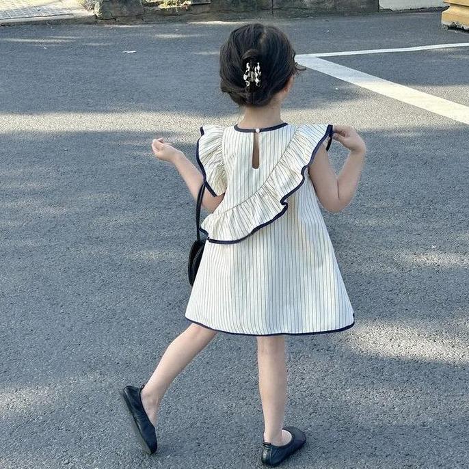 DF355 - Korea Style Dress Pricess Anak Perempuan Dress Manis Anak Perempuan Gaun Manis Gaun Anak Per