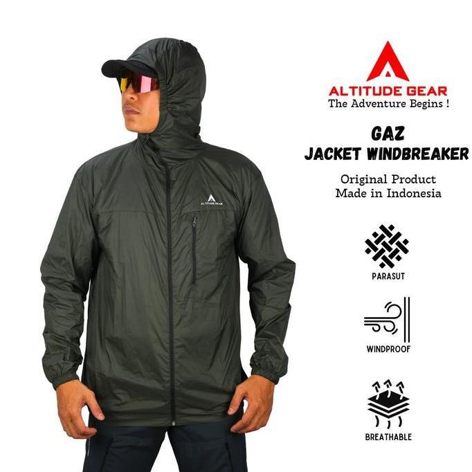 Moumentix- Jaket Olahraga Sepeda Lari Running  Windbreaker - Jaket Running Parasut Altitude Gear Pri