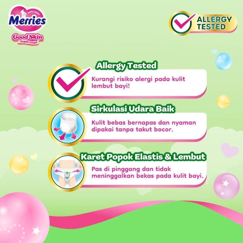 Berkualitas Merries Diaper Pants Good Skin Satuan - Popok Celana Anak Dan Bayi Cegah Iritasi