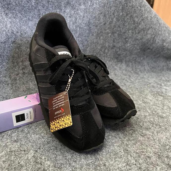 BEST SELLER / PREMIUM (PROMO SEPECIAL) SEPATU SEKOLAH SPECS104 HITAM POLOS PREMIUM ANAK/DEWASA PRIA 