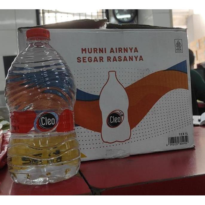 promo - cleo 1 liter - 1 dus isi 12