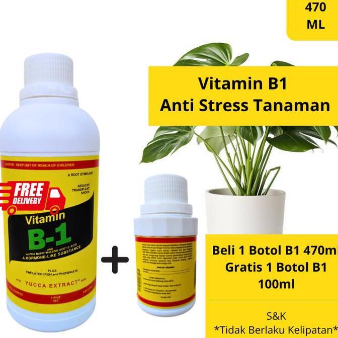 Taman- Vitamin B1 Tanaman 470Ml/Pupuk Aglonema/Tanaman Hias/Buah / Vitamin B1 Untuk Tanaman