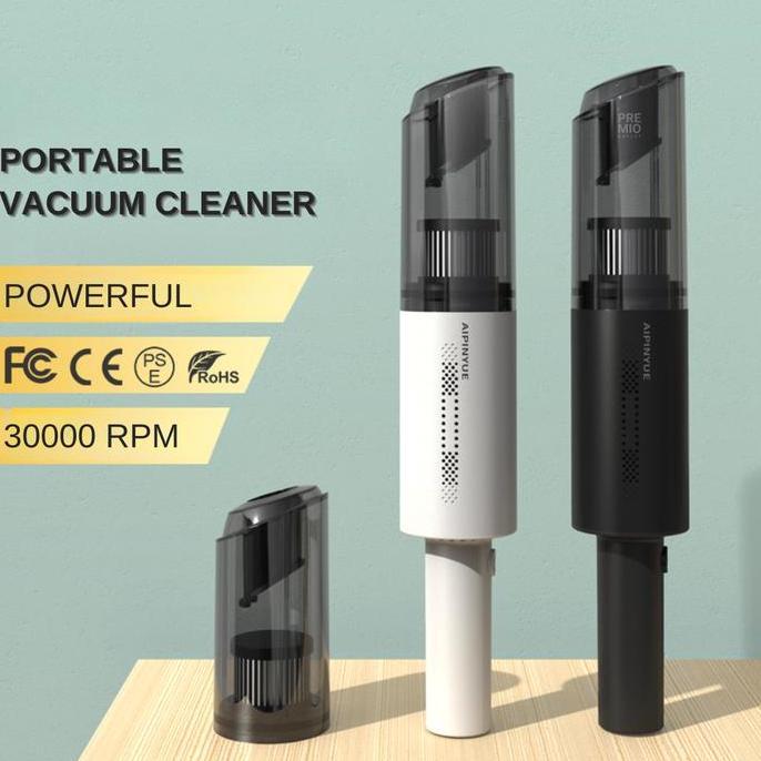 Kirimdankirim Premio Mini Vacuum Cleaner Penyedot Debu Mobil Rumah Portable Wireless
