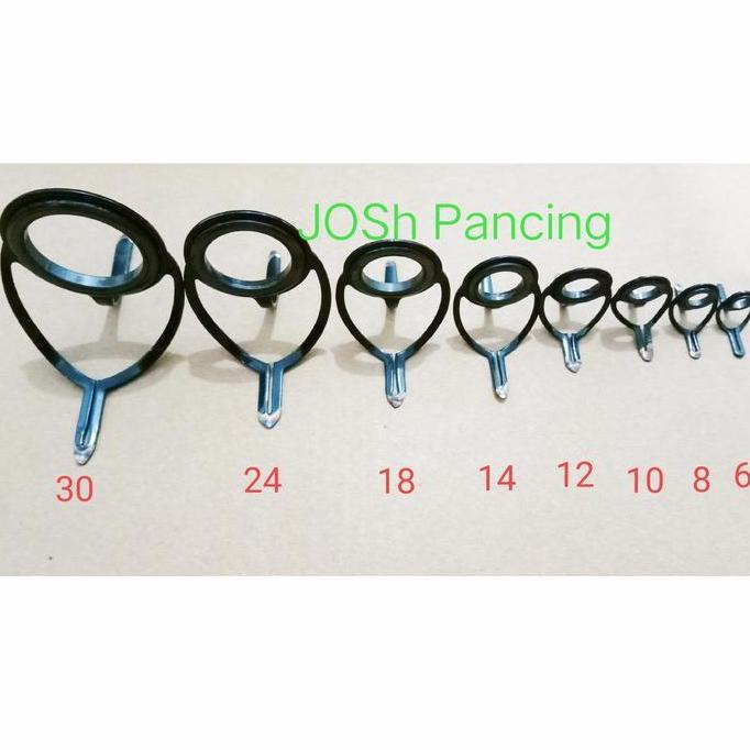 Fhistik- Ring Guide Set Mamarit Kaki 2 Marit Joran Laut Spare Part Cincin