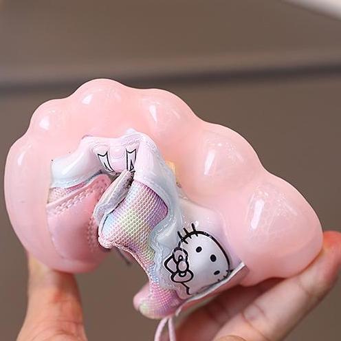 Larisbanget- Lkm457 Sepatu Sport Anak Perempuan Casual Bayi Dengan Lampu Led Sekolah [1Kg 3Pc] Halom